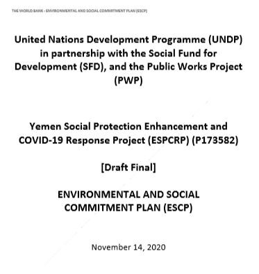 Environmental & Social Commitment Plan