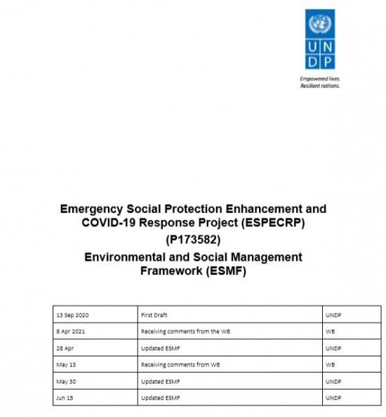 إطار الإدارة البيئية والاجتماعية
